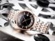 Fake Patek Philippe Calatrava White Dial Two Tone Rose Gold Watches (2)_th.jpg